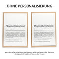 Physiotherapeutin Definition Karte personalisierbar mit Namen Beruf Grußkarte Physiotherapeutin Geschenk Geburtstag Therapeutin Postkarte