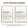 Schaffner Definition A6 Karte personalisierbar mit Namen Beruf Grußkarte Schaffner Geschenk Geburtstag Schaffner Postkarte Definition