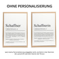 Schaffnerin Definition A6 Karte personalisierbar mit Namen Beruf Grußkarte Schaffnerin Geschenk Geburtstag Schaffnerin Klappkarte Definition