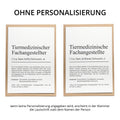 Tiermedizinische Fachangestellte Definition Karte personalisierbar Namen Beruf Postkarte Geschenk Tiermedizinische Fachangestellte Karte