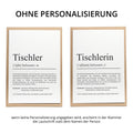 Tischler Definition Karte personalisierbar mit Namen Beruf Grußkarte Tischler Geschenk Geburtstag Tischler Postkarte Definition