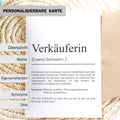 Verkäuferin Definition Karte personalisierbar mit Namen Beruf Grußkarte Verkäuferin Geschenk Geburtstag Verkäuferin Postkarte Definition