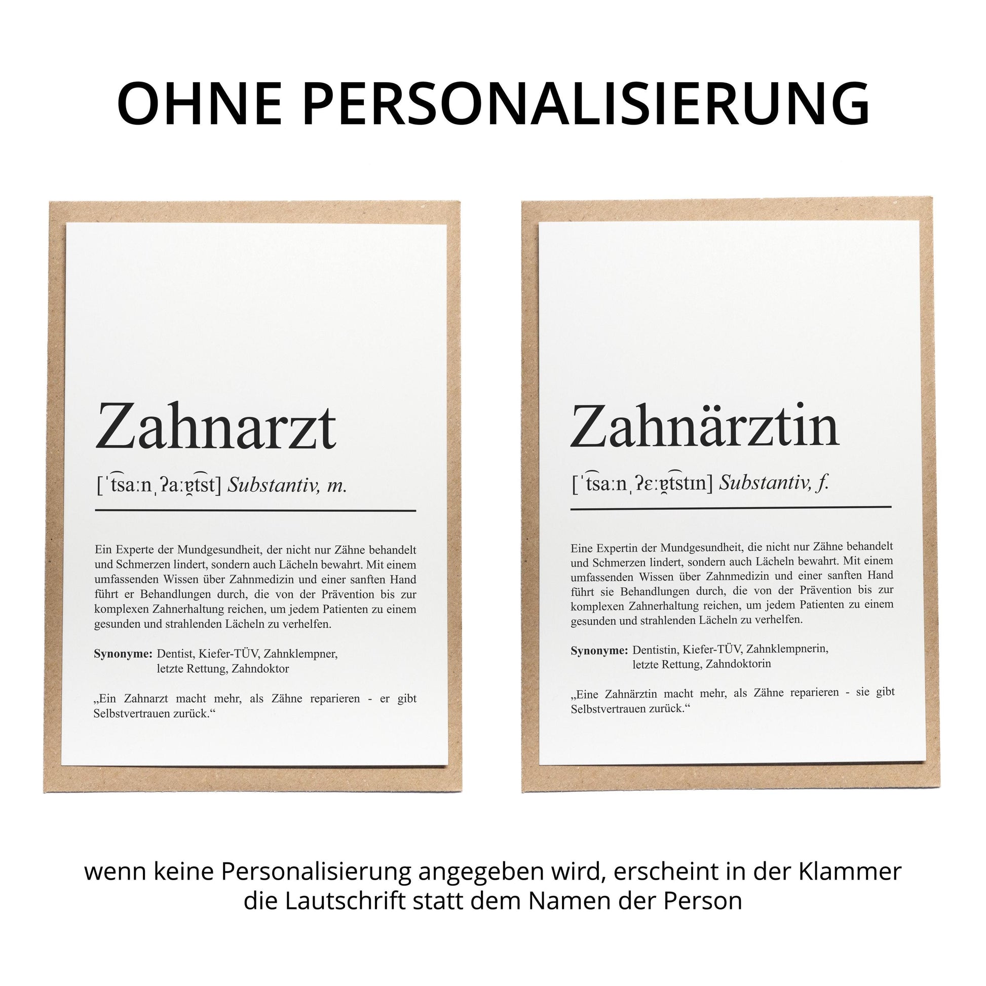 Zahnarzt Definition Karte personalisierbar mit Namen Beruf Grußkarte Zahnarzt Geschenk Geburtstag Zahnarzt Postkarte Definition