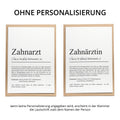 Zahnarzt Definition Karte personalisierbar mit Namen Beruf Grußkarte Zahnarzt Geschenk Geburtstag Zahnarzt Postkarte Definition
