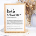 Großer Bruder Definition Poster personalisierbar mit Namen Bruder Poster Geschenk Einzug Geburtstag Geschenk Bruder Geschwister Liebe