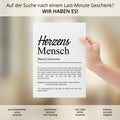 Herzensmensch Definition Poster personalisierbar mit Namen Lieblingsmensch Poster Geschenk Geburtstag Lieblingsmensch Poster Definition