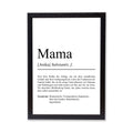 Mama Definition Poster personalisierbar mit Namen Poster Geschenk Mama Einzug Geschenk Mama personalisierbar Poster ungerahmt