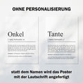 Onkel Definition Poster personalisierbar mit Namen Onkel Poster Geschenk Einzug Geburtstag Geschenk Onkel Poster Familienmitglied