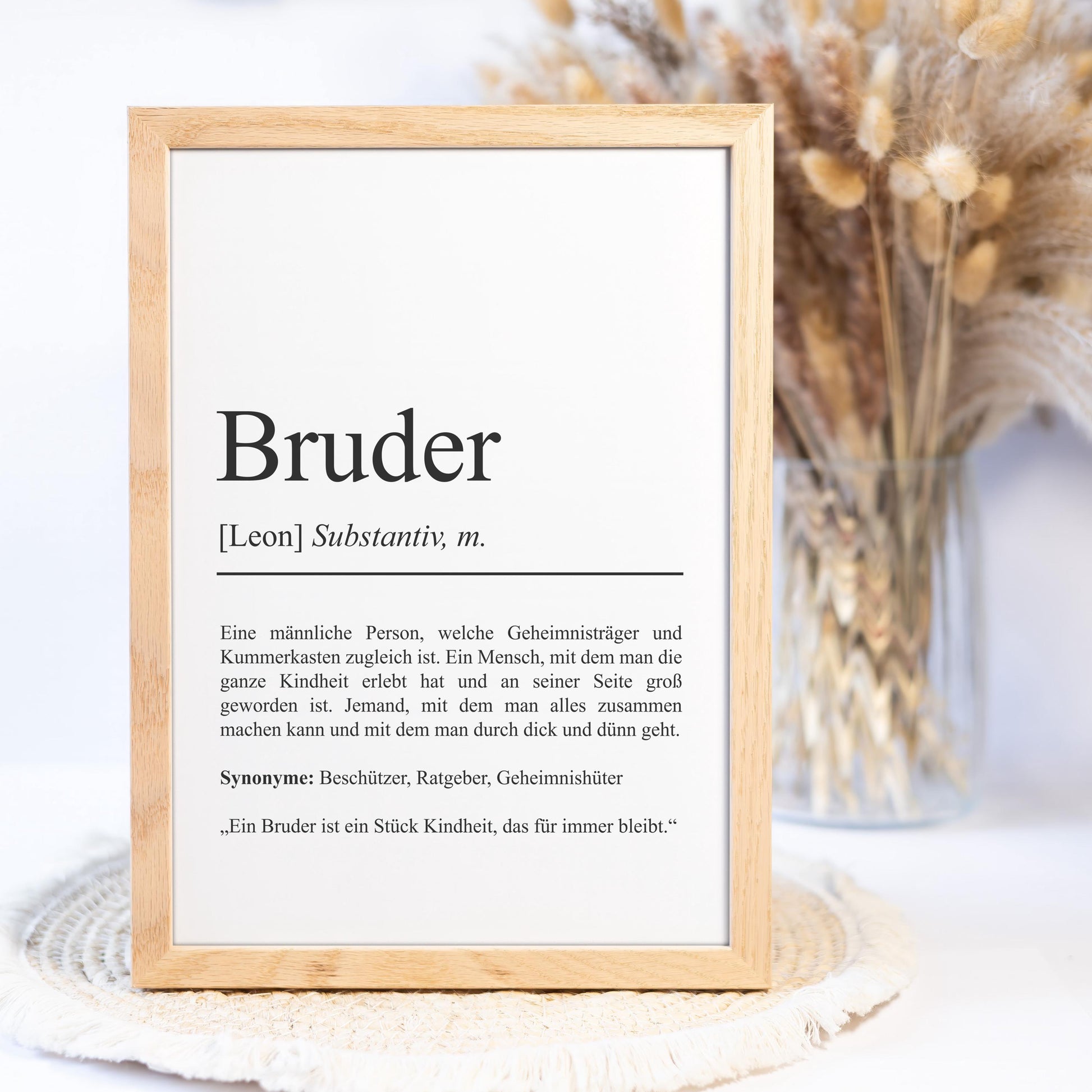 Schwester Definition Poster personalisierbar mit Namen Schwester Poster Geschenk Einzug Geburtstag Geschenk Schwester Geschwister Liebe