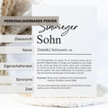 Schwiegersohn Definition Poster personalisierbar mit Namen Schwiegersohn Poster Geschenk Hochzeit Schwiegersohn Geburtstag Geschenk