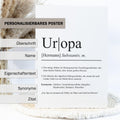 Uropa Definition Poster personalisierbar mit Namen Poster Geschenk Uropa Einzug Geschenk Uropa personalisierbar Poster ungerahmt