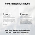 Uropa Definition Poster personalisierbar mit Namen Opa Poster Geschenk Einzug Geburtstag Geschenk Opa Poster Familienmitglied Minimalistisch