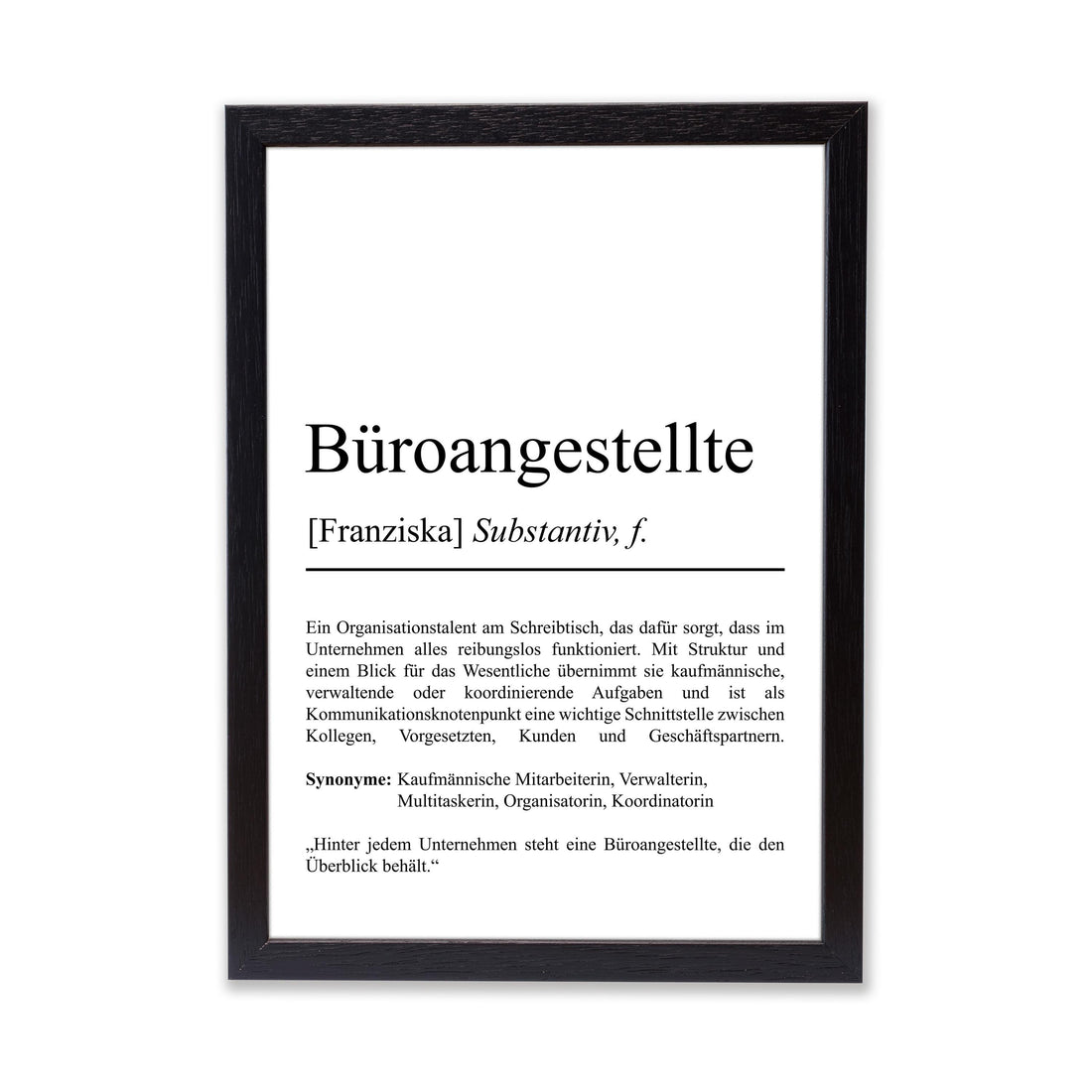 Büroangestellte Definition Poster personalisierbar mit Namen Beruf Poster Kollege Geschenk Einzug Geburtstag Geschenk Büroangestellte Poster
