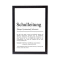 Schulleitung Definition Poster personalisierbar mit Namen Beruf Poster Schulleitung Geschenk Einzug Geburtstag Geschenk Poster Schulleiter