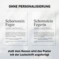Schornsteinfegerin Definition Poster personalisierbar mit Namen Beruf Poster Schornsteinfegerin Geschenk Einzug Geburtstag Geschenk Poster