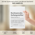 Rechtanwaltsfachangestellter Definition Poster personalisierbar mit Namen Beruf Poster Rechtsanwaltsgehilfe Geschenk Einzug Geburtstag
