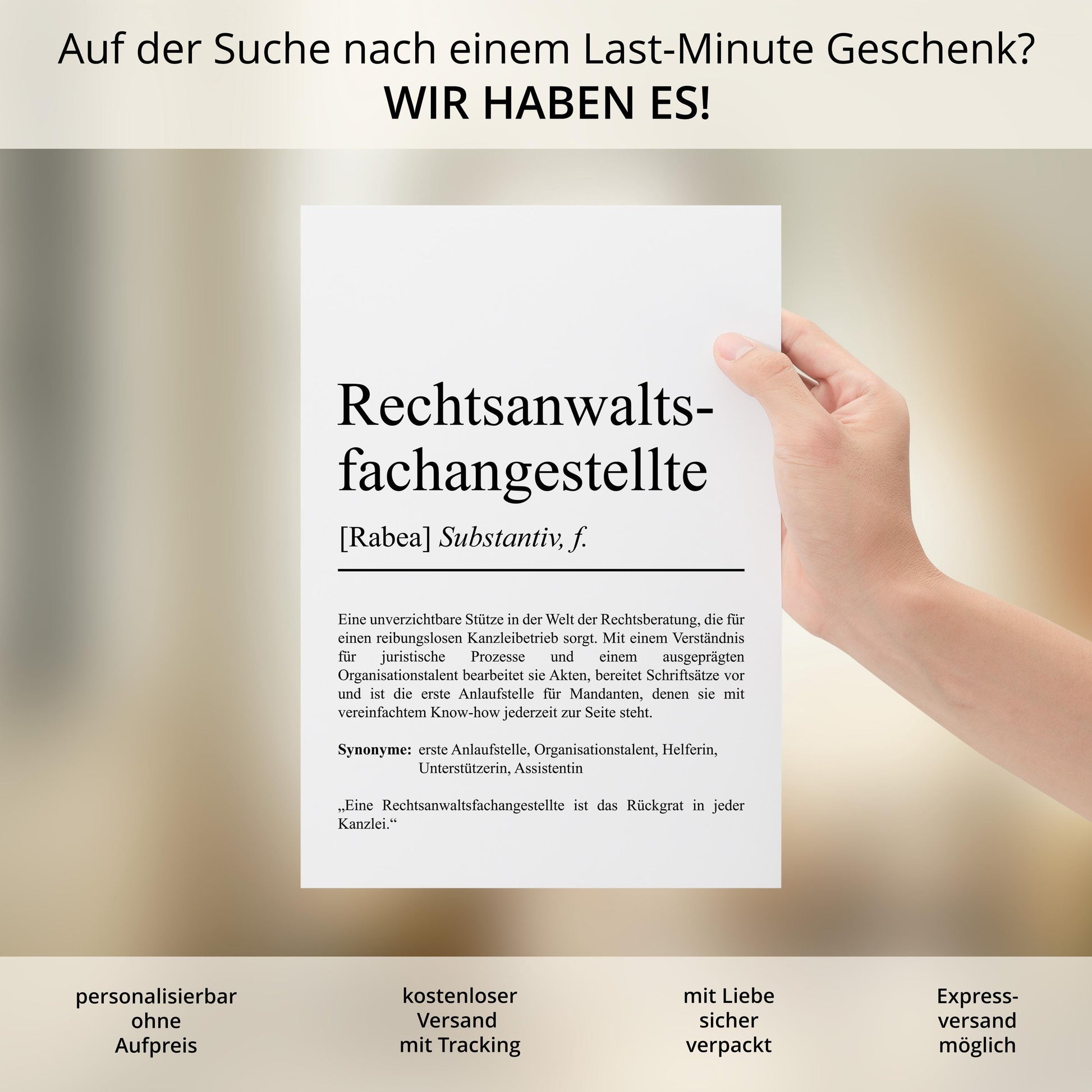 Rechtanwaltsfachangestellte Definition Poster personalisierbar mit Namen Beruf Poster Rechtsanwaltsgehilfe Geschenk Einzug Geburtstag