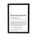 Raumakustikerin Definition Poster personalisierbar mit Namen Beruf Poster Raumakustikerin Geschenk Einzug Geburtstag Geschenk Akustikerin