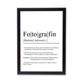 Fotografin Definition Poster personalisierbar mit Namen Beruf Poster Fotografin Geschenk Einzug Geburtstag Geschenk Fotografin Poster Beruf