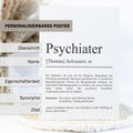 Psychiater Definition Poster personalisierbar mit Namen Beruf Poster Psychiater Geschenk Einzug Geburtstag Psychiater Poster