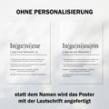 Ingenieur Definition Poster personalisierbar mit Namen Beruf Poster Ingenieur Geschenk Einzug Geburtstag Geschenk Ingenieur Poster Beruf