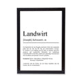 Landwirt Definition Poster personalisierbar mit Namen Beruf Poster Landwirt Geschenk Einzug Geburtstag Geschenk Landwirt Poster Beruf
