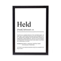 Held Definition Poster personalisierbar mit Namen Held Poster Geschenk Einzug Geburtstag Geschenk Held Poster Alltagshelden
