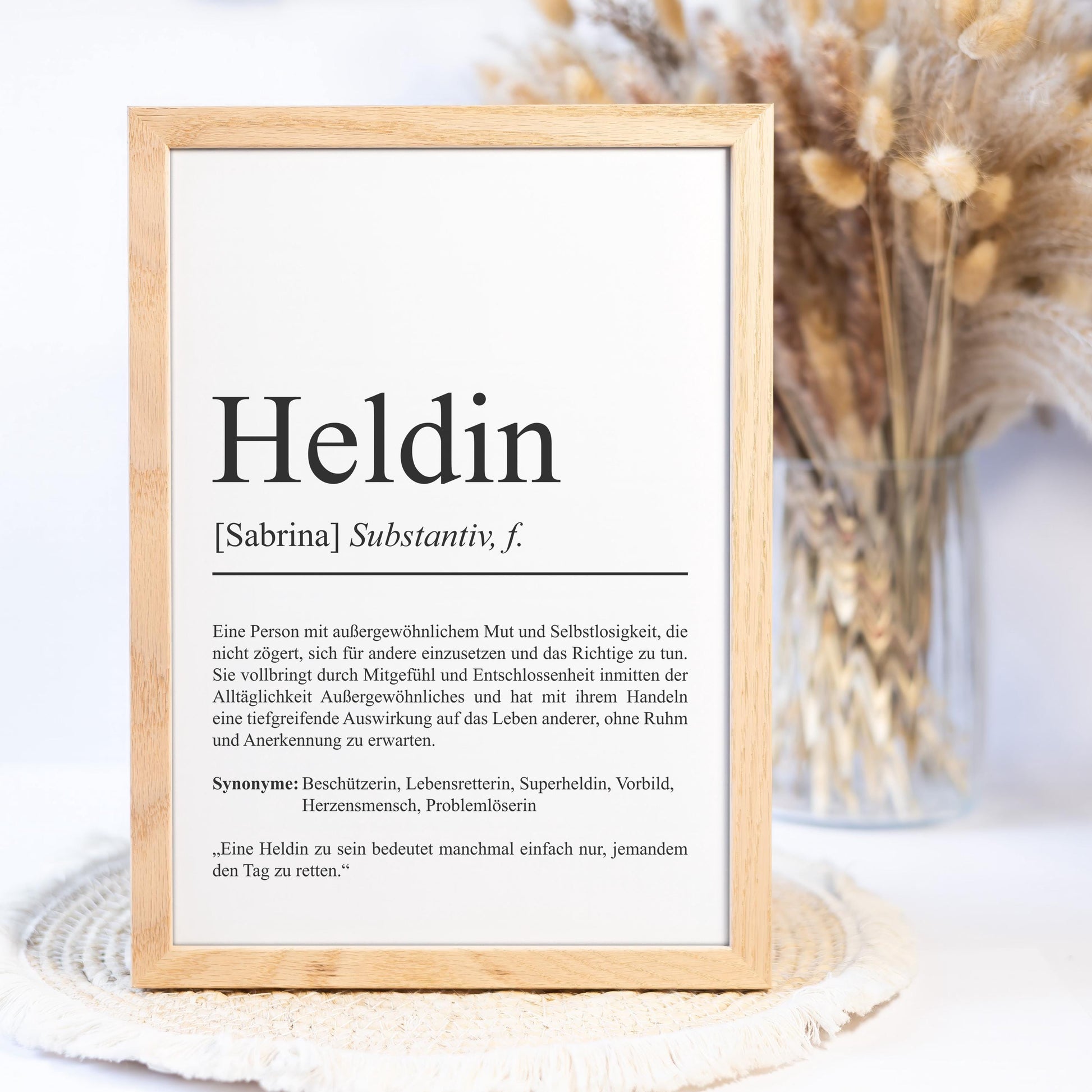 Held Definition Poster personalisierbar mit Namen Held Poster Geschenk Einzug Geburtstag Geschenk Held Poster Alltagshelden
