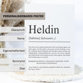 Heldin Definition Poster personalisierbar mit Namen Heldin Poster Geschenk Einzug Geburtstag Geschenk Heldin Poster Alltagshelden