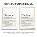 Ehefrau Definition Karte personalisierbar mit Namen Ehefrau Grußkarte Geschenk für Ehefrau Postkarte Definition Ehefrau