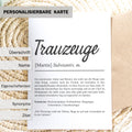 Trauzeuge Definition Karte personalisierbar mit Namen Trauzeuge Grußkarte Geschenkidee für Trauzeuge Postkarte Definition Trauzeuge Klappkarte
