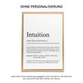 Intuition Definition Karte personaliserbar Emotionen Mutmacher Karte Spirituelle Karte Motivationskarte