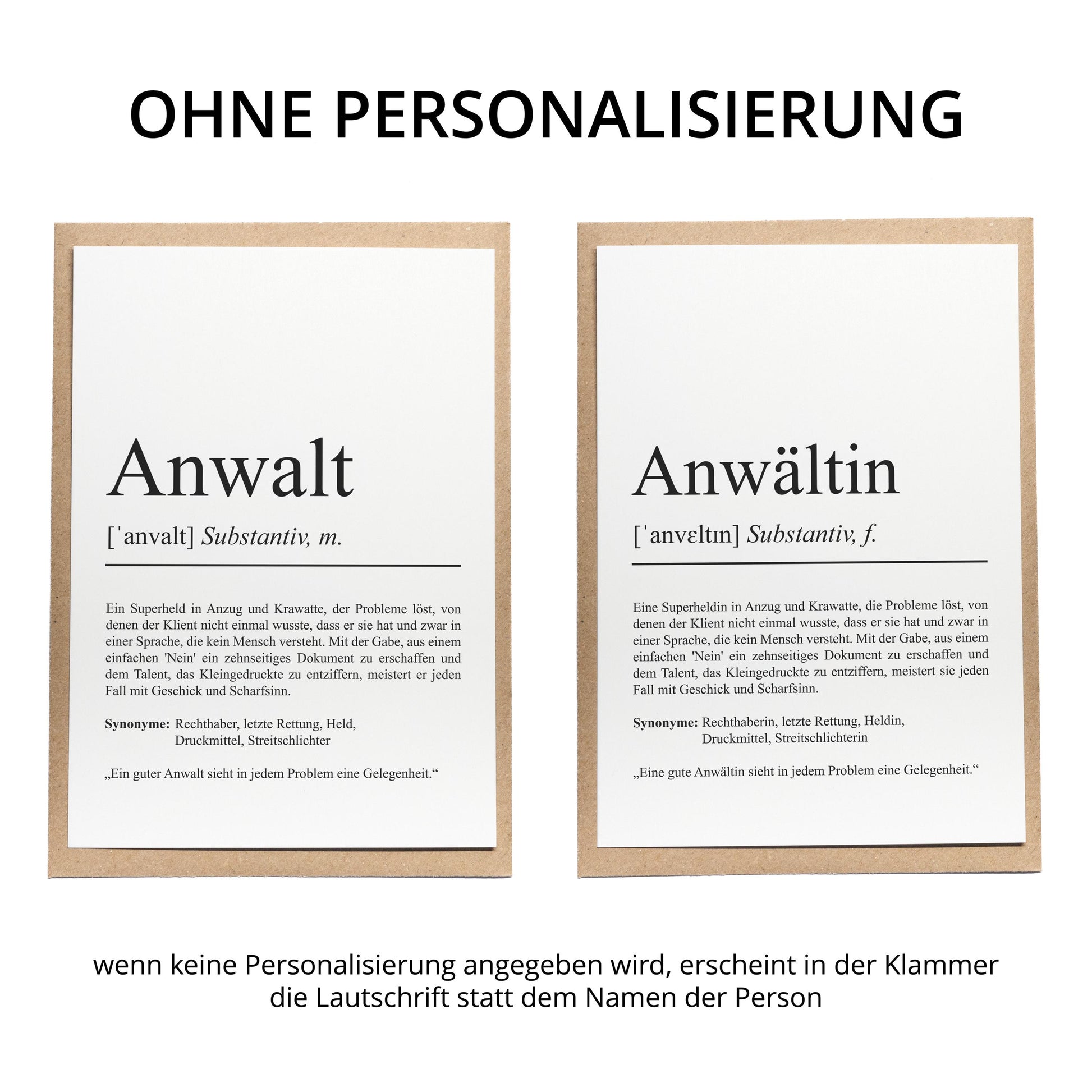 Anwalt Definition Karte personalisierbar mit Namen Beruf Postkarte Anwalt Geschenk Geburtstag Anwalt Postkarte Definition
