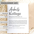 Arbeitskollege Definition Karte personalisierbar mit Namen Beruf Postkarte Kollege Geschenk Geburtstag Kollege Postkarte Definition