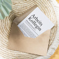 Arbeitskollegin Definition Karte A6 personalisierbar mit Namen Beruf Postkarte Kollegin Geschenk Geburtstag Kollegin Klappkarte Definition