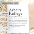 Arbeitskollege Definition Karte A6 personalisierbar mit Namen Beruf Postkarte Kollege Geschenk Geburtstag Kollege Klappkarte Definition