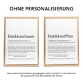 Bankkaufmann Definition Karte personalisierbar mit Namen Beruf Postkarte Bankkaufmann Geschenk Geburtstag Bankkaufmann Postkarte Definition