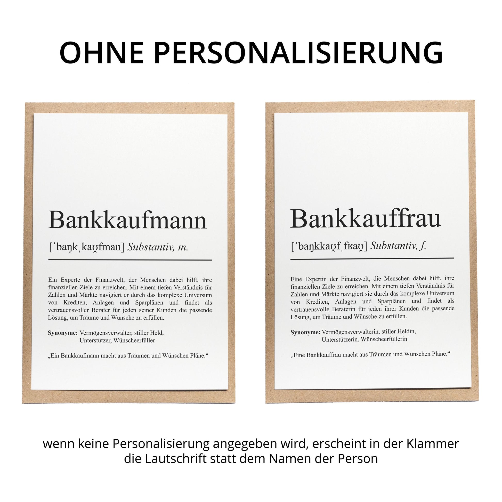Bankkaufmann Definition Karte personalisierbar mit Namen Beruf Postkarte Bankkaufmann Geschenk Geburtstag Bankkaufmann Postkarte Definition