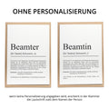 Beamtin Definition Karte personalisierbar mit Namen Beruf Postkarte Beamtin Geschenk Geburtstag Beamtin Postkarte Definition