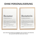 Bestatterin Definition Karte personalisierbar mit Namen Beruf Postkarte Bestatterin Geschenk Geburtstag Bestatterin Postkarte Definition