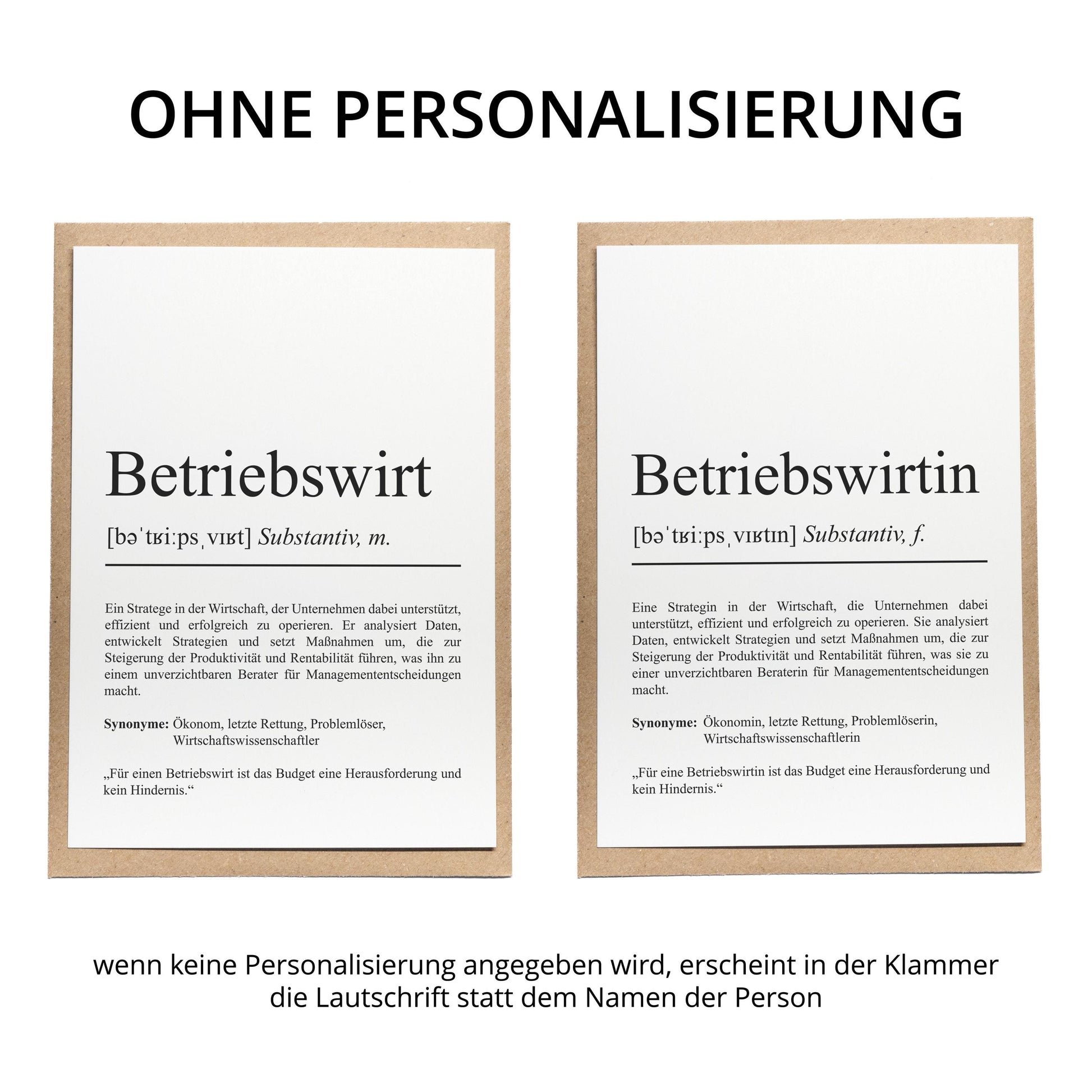Betriebswirt Definition Karte personalisierbar mit Namen Beruf Postkarte Betriebswirt Geschenk Geburtstag Betriebswirt Postkarte Definition