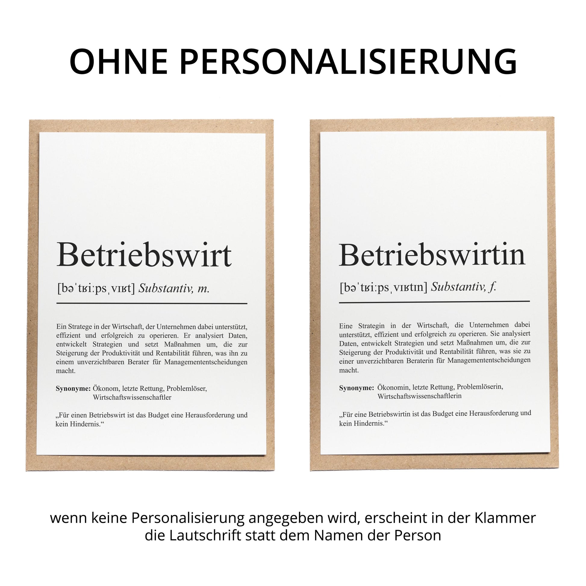 Betriebswirtin Definition Karte personalisierbar mit Namen Beruf Postkarte Betriebswirtin Geschenk Geburtstag Betriebswirtin Postkarte