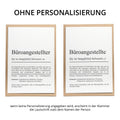 Büroangestellter Definition A6 Karte personalisierbar mit Namen Beruf Grußkarte Büro Geschenk Geburtstag Kollege Postkarte