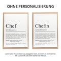 Chef Definition Karte personalisierbar mit Namen Beruf Grußkarte Chef Geschenk Geburtstag Chef Postkarte Definition