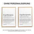 Ergotherapeut Definition Karte personalisierbar mit Namen Beruf Grußkarte Ergotherapeut Geschenk Geburtstag Ergotherapeut Postkarte