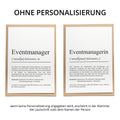 Eventmanagerin Definition A6 Karte personalisierbar mit Namen Beruf Grußkarte Eventmanagerin Geschenk Geburtstag Eventmanagerin Klappkarte