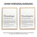 Fliesenleger Definition Karte personalisierbar mit Namen Beruf Postkarte Fliesenleger Geschenk Geburtstag Fliesenleger Postkarte Definition