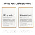 Hörakustikerin Definition A6 Karte personalisierbar mit Namen Beruf Grußkarte Akustikerin Geschenk Geburtstag Hörakustikerin Postkarte