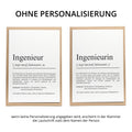 Ingenieur Definition Karte personalisierbar mit Namen Beruf Grußkarte Ingenieur Geschenk Geburtstag Ingenieur Postkarte Definition