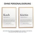 Köchin Definition Karte personalisierbar mit Namen Beruf Grußkarte Köchin Geschenk Geburtstag Köchin Postkarte Definition